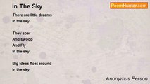 Anonymus Person - In The Sky