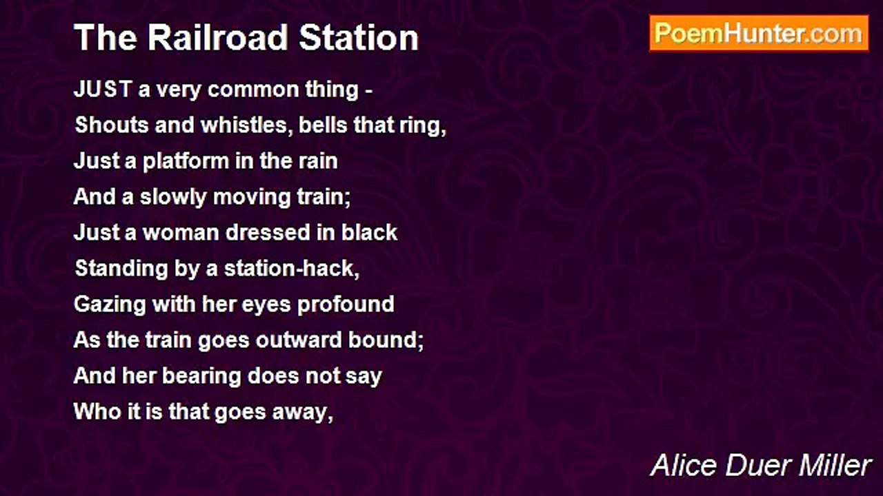 Alice Duer Miller - The Railroad Station