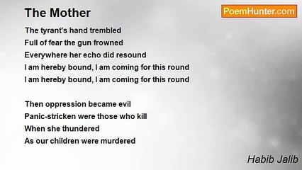 Habib Jalib - The Mother