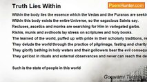 Goswami Tulsidas - Truth Lies Within