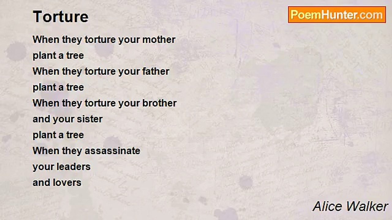 Alice Walker - Torture