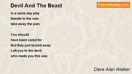 Dave Alan Walker - Devil And The Beast