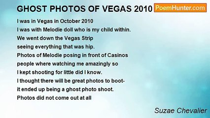Suzae Chevalier - GHOST PHOTOS OF VEGAS 2010