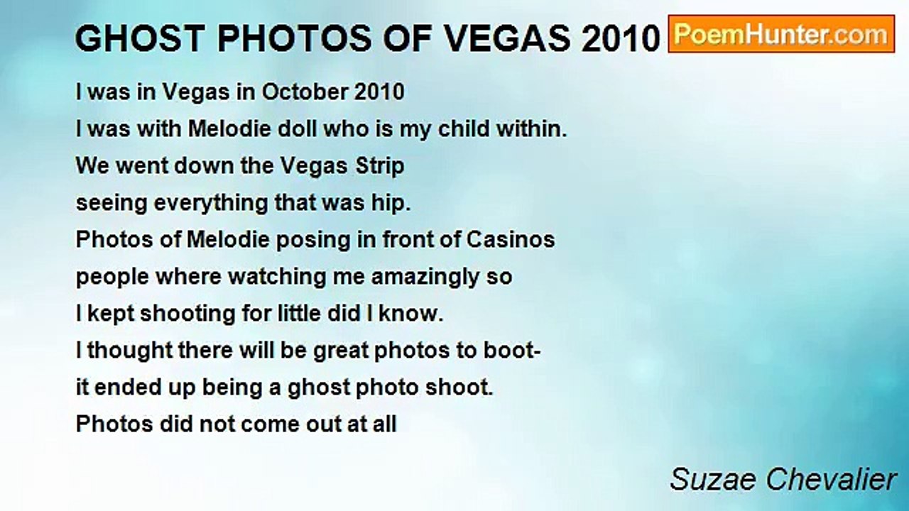 Suzae Chevalier - GHOST PHOTOS OF VEGAS 2010