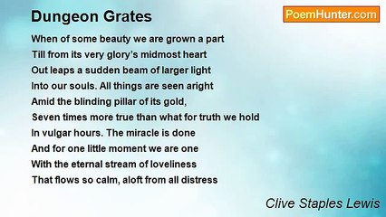 Clive Staples Lewis - Dungeon Grates