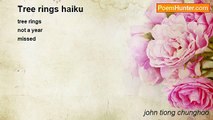 john tiong chunghoo - Tree rings haiku