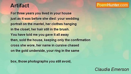 Claudia Emerson - Artifact