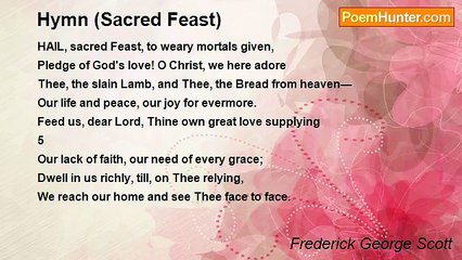 Frederick George Scott - Hymn (Sacred Feast)