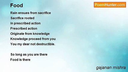 gajanan mishra - Food