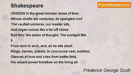 Frederick George Scott - Shakespeare