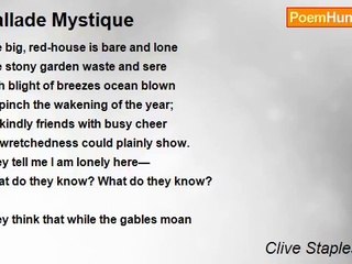 Clive Staples Lewis - Ballade Mystique