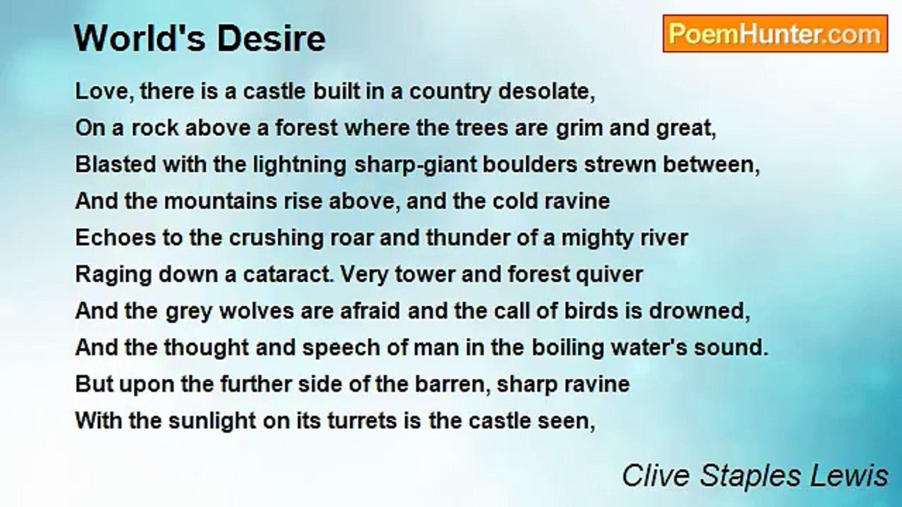 Clive Staples Lewis - World's Desire