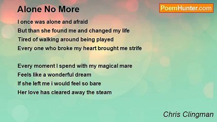 Chris Clingman - Alone No More