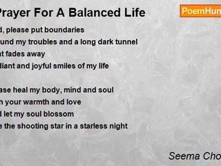 Seema Chowdhury - Prayer For A Balanced Life