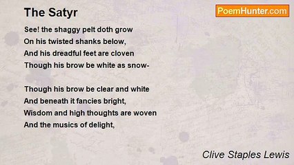 Clive Staples Lewis - The Satyr