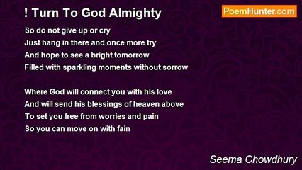 Seema Chowdhury - Turn To God Almighty