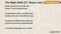 saadat tahir - The Night Shift (CT- Raanu and Lago) …2403-2k12