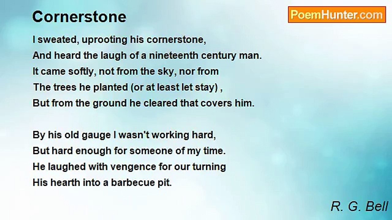 R. G. Bell - Cornerstone