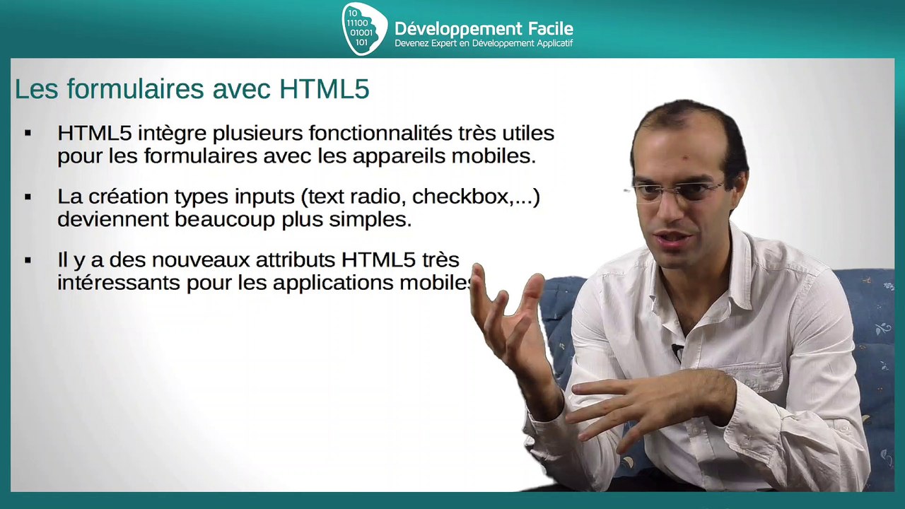 Utilisez les nouveautés HTML5 pour la Création des formulaires pour sites mobiles