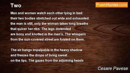 Cesare Pavese - Two