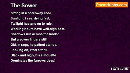 Toru Dutt - The Sower