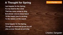 Charles Sangster - A Thought for Spring