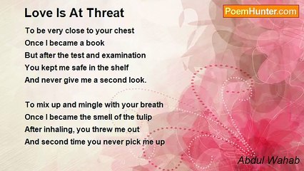 Abdul Wahab - Love Is At Threat