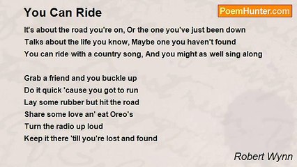 Robert Wynn - You Can Ride