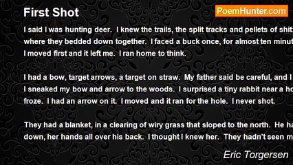 Eric Torgersen - First Shot