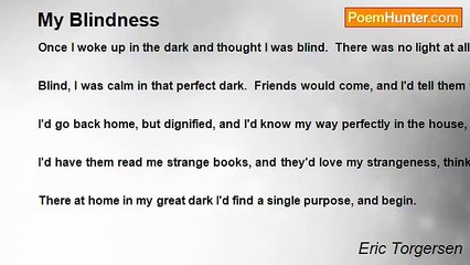 Eric Torgersen - My Blindness