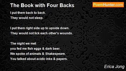 Erica Jong - The Book with Four Backs
