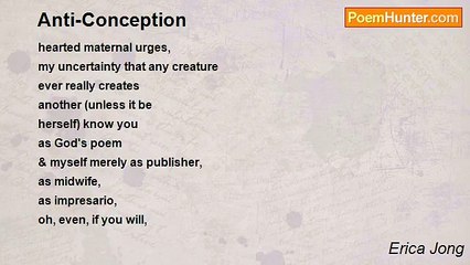 Erica Jong - Anti-Conception