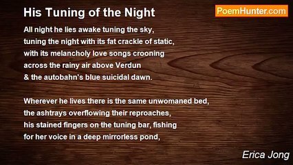 Erica Jong - His Tuning of the Night