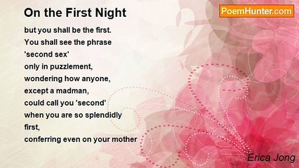 Erica Jong - On the First Night
