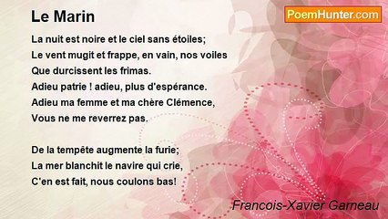 Francois-Xavier Garneau - Le Marin