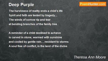 Theresa Ann Moore - Deep Purple