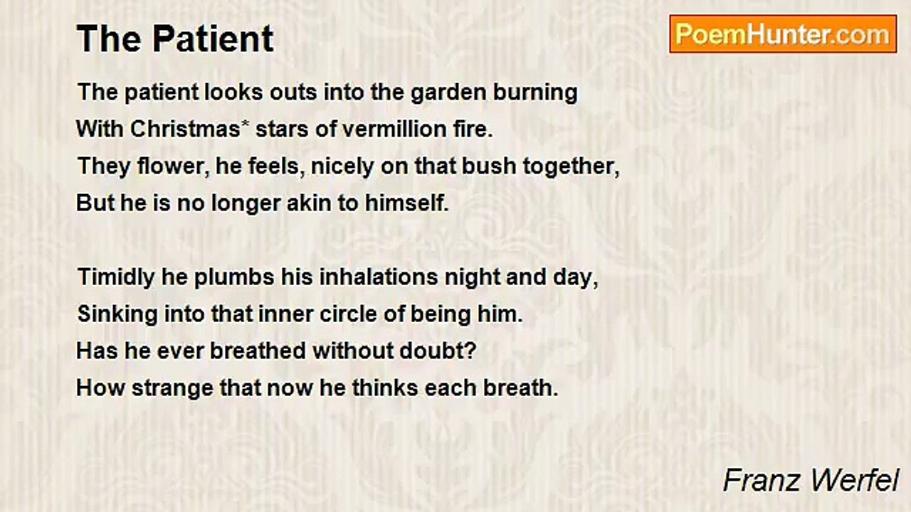 Franz Werfel - The Patient