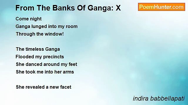 indira babbellapati - From The Banks Of Ganga: X