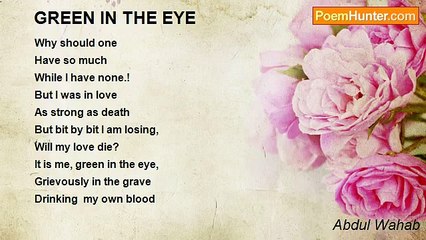 Abdul Wahab - GREEN IN THE EYE