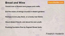 Friedrich Holderlin - Bread and Wine
