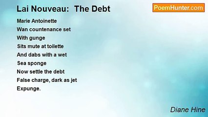 Diane Hine - Lai Nouveau:  The Debt