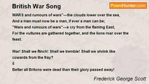 Frederick George Scott - British War Song