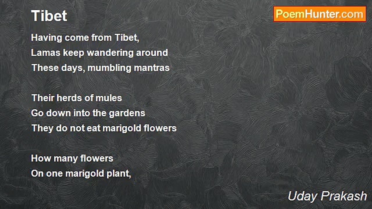 Uday Prakash - Tibet