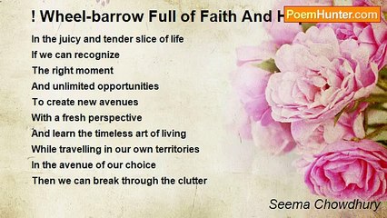 Seema Chowdhury - Wheel-barrow Full of Faith And Hope