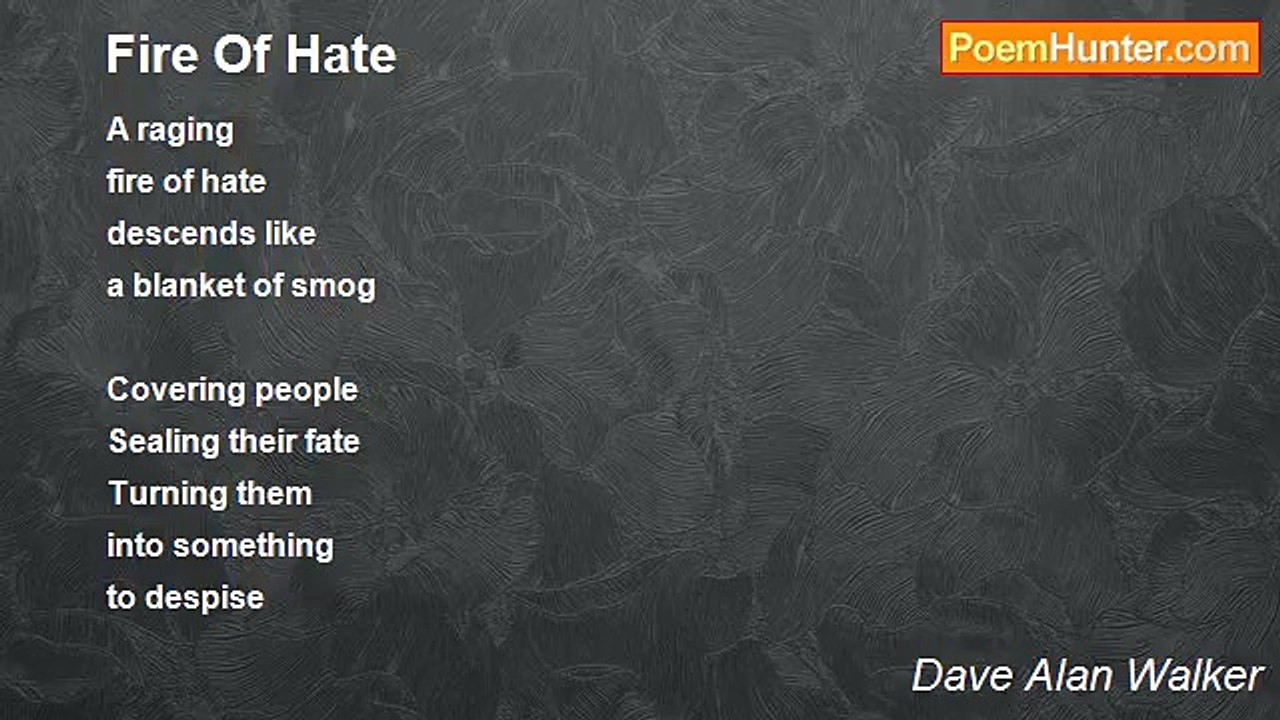 Dave Alan Walker - Fire Of Hate