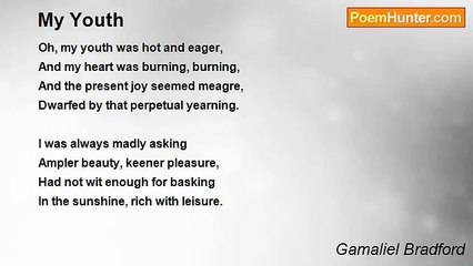 Gamaliel Bradford - My Youth