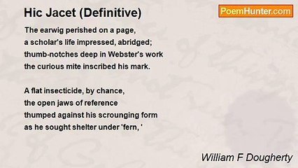 William F Dougherty - Hic Jacet (Definitive)