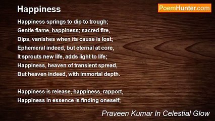 Praveen Kumar In Celestial Glow - Happiness