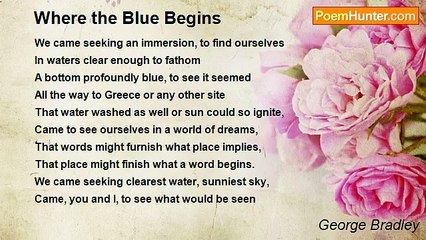 George Bradley - Where the Blue Begins