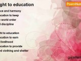 gajanan mishra - Right to education